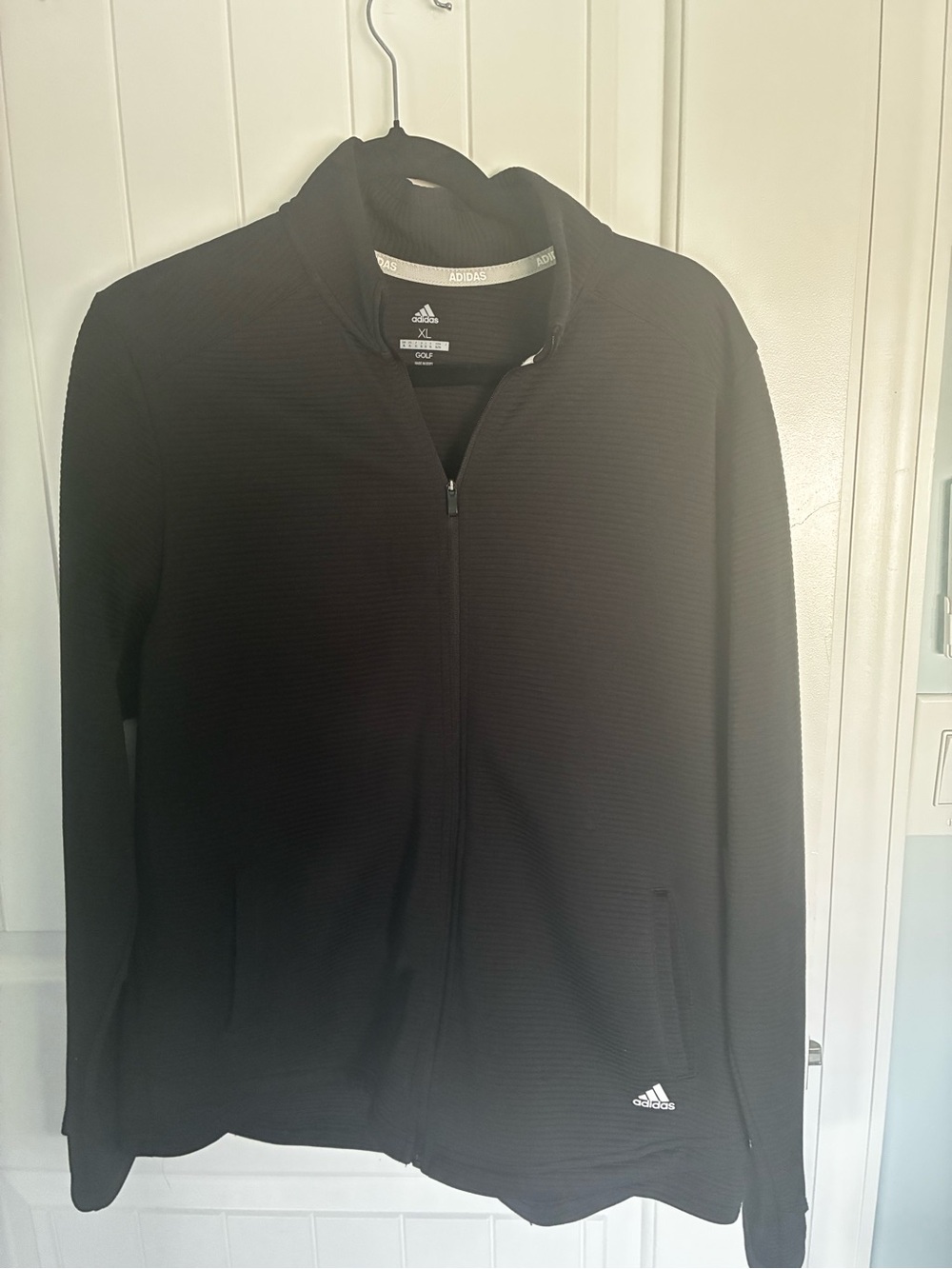 adidas Black Full-Zip Performance Jacket